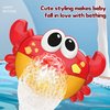 ROHSCE Crab Bath Bubble Machine, Bath Bubble Maker for Baby, Automatic Bubble Maker with 12 Songs, Bubble Maker Bathtime Shower Bath Toys for Toddlers 1-3 | Fun Bathtub Toy Gifts
