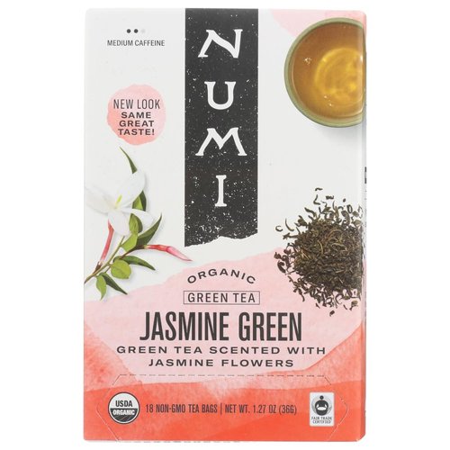 Numi Tea - Jasmine Green Tea, 18 bag