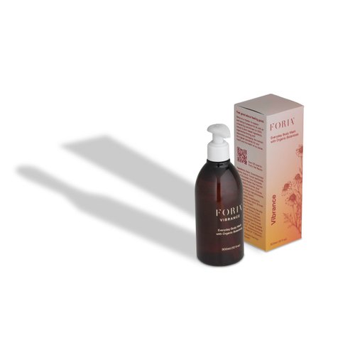 FORIA Everyday Body Wash | Organic, All-Natural, pH-Friendly Feminine Wash | Fragrance-Free with Probiotics | Sensitive Skin Safe | 10 Fl Oz