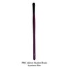 Tootloo Professional High PRO Allover Shadow Brush 2-Tone (Dark and a Darker Brown) Synthetic Bristles 6" Black Wooden Handle. For eye shadow, blush, powder, foundation, and lips. (Lavender)