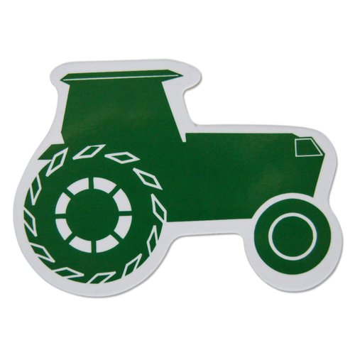 Novel Merk Farm Tractor Green Teacher Decorations Small Refrigerator Magnets Set Party Favors & Carnival Prizes Miniature Design (12 Pieces)
