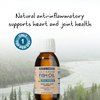 Wiley's Finest Wild Alaskan Fish Oil Peak Omega-3 Liquid Supplement - 2300mg EPA and DHA Omega-3s - Lemon Flavor - 4.23 Oz (25 Servings)