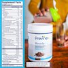 Previnex Nourify Plus Plant Based Protein Shake - All Natural Vegan Protein Powder, High Protein & Low Sugar, Gluten Free, Soy Free & Dairy Free, Chocolate (29.3 oz)