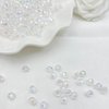 Mulutoo 200 Pcs 10MM AB Color Crystal Acrylic Beads Round Faceted Crystal Plastic Bead Spacer Beads for Jewelry Making, Bracelets Necklaces Earrings Wind Chimes Suncatchers(401 - Transparent AB)
