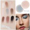 GEUUFEA Grey Black Smoky Eyeshadow Palette, 9 Shades Cool Tone Eye Shadow, Light Smokey Eye Makeup Palette, Create Dazzling Chic Eye Makeup