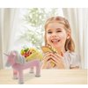 Vezna Home Goods Unicorn Taco Holder - Kids Plate with Divider Holds 2 Shells for Fun Taco Tuesday Party - Novelty Taco Stand Serving Tray, Funny White Elephant Gift for Adult Taco Lovers