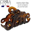 Camila Paris CP1377 French Hair Clip for Women, 2 inch Girls Hair Claw Clips Jaw Tortoise Fashion Durable and Styling Hair Accessories for Women, Strong Hold No Slip Grip, Made in France