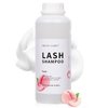 Arison Eyelash Eyelash Extension Shampoo 600ml/ Eyelid Foaming Cleanser/Wash for Extensions and Natural Lashes/Paraben & Sulfate Free Safe Makeup & / Professional & Self Use (Peach)