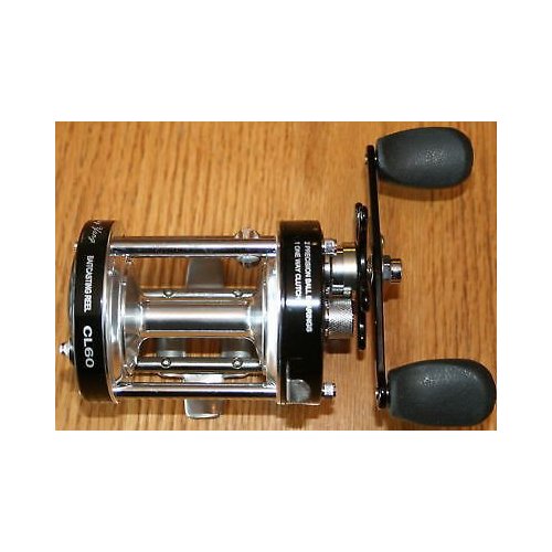 Ming Yang Black CL60 Baitcast Fishing Reel Muskie Catfish & Saltwater