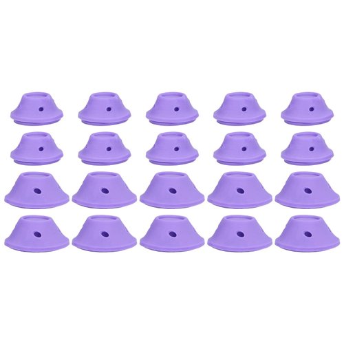 20Pcs Hair Rollers Silicone Hair Style Wave Former Mushroom Shaped Hair Curlers Set Home for Women