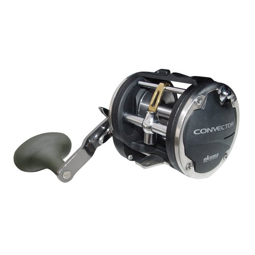 Okuma Convector Star Drag CV-20L Levelwind Trolling Reel (210 Yards- 20LB), Black