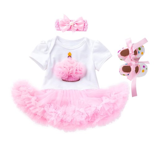 Reborn Baby Doll Clothes Accessories Set for 20-23 inch Newborn Girl Boy Dolls 3Pcs White Outfit