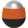 KT Health, Ice/Heat Therapeutic Massage Ball for Muscle Pain & Stress Relief, Black/Orange
