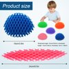 5 Pack Mini Fidget Worm Toys for Kids 8-12, Elastic Mesh Toys, Stress Relief Sensory Toys, 3D Bulk Fidget Toys for Adults Party Favors
