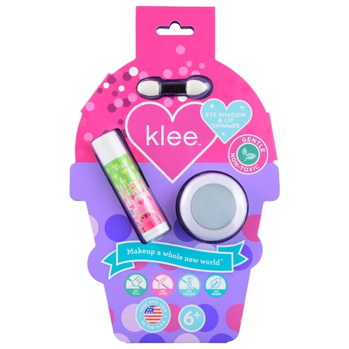 LunaStar Klee Eye Shadow and Lip Shimmer Makeup Kit. Gentle and Non-Toxic. Kid-Friendly. Made in USA. (Sprinkles Kiss)