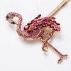LALAFINA 3pcs Flamingo Crystal Pin Clips Rhinestone Hair Clips Elegant Accessories Acrylic Resin Hair Clips Styling Hair Barrettes Tools Hair Pins Decorative for Women Girls