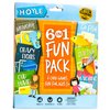 Hoyle 6 in 1 Kids Playing Cards Multi Game Pack, 6 Fun Games in 1 (Ages 3+)