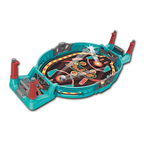 MUKIKIM Head-to-Head Table Top Pinball, Classic Battery-Free Arcade Tabletop Game, Exciting 2-Player Family Board Game Featuring Fast-Paced Action, Educational Gameplay & Interactive for Kids & Family