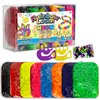 Rainbow Loom® Treasure Box NEON Edition, 8,000 Rubber Bands in 8 Different Neon Colors, and a Bonus of 2 Happy Looms, Great Activities for Boys and Girls 7+