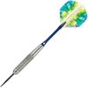 Elkadart unisex adult Elkadart Prism Steel Tip Darts with Storage Travel Case 22 Grams, Silver, 22g US