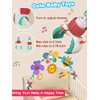 Pau1Hami1ton Baby Stroller Arch Toys, Car Seat Toys,Bouncer Toy Bar/Mobile for Bassinet,Adjustable Baby Hanging Toys Fit for Crib Bed,Stroller,Car Seat,Baby Gifts.S-19(Butterfly)