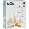 Small Foot Wooden Toys Coffee Machine, Cups and Coffee Beans Complete playset for Play Kitchens Designed for Children Ages 3+, Multi (10593)