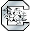 Caseys Distributing South Carolina Gamecocks Silver Auto Emblem