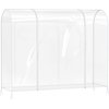 Simple Houseware Clear Garment Rack Cover