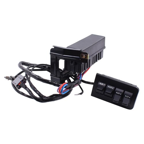 MOTOKU Auxiliary Dash Upfitter Switch for Ford F-250 F-350 F-450 F-550 Super Duty 2011-2016 in-Dash Cluster Voltage Regulator Switch Wire Harness Wiring Jumper Kit