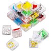 Bedwina Mini Cube Puzzle Box Set, 24 Pack Balance IQ Party Favor Games for Kids, Teens, Adults, 1.5 Inch Mini Games for Kids 3D Brain Teaser Maze Ball Mini Puzzles Toy Stocking Stuffers for Kids Bulk