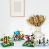 LUKHANG Four Seasons Flower House Plant Series 4 Miniature Building Blocks Set, Creative Tree House Flower and Plant Model DIY Gifts for Girls, Kids and Adults