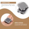 Healvian 5pcs Box Chips Electronic Parts Case Anti-static Case Chip Case Chip Organizer Electronic Chip Storage Case Chip Container Electronic Component X15 Plastic Square Box