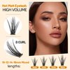 Vayator Eyelashes 10-12mm Mixed,12-14mm Mixed,14-16mm Mixed Mink Eyelashes Extension Natural Russian Volume Faux Eyelashes Individual Lashes Makeup Tools (30D-16mm-18mm Mixed)