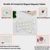 UDTIP New EMPTY Magnetic Eyeshadow Palette DIY Acrylic All Transparent Elegant Eye Shadow Makeup Palette 26mm*15 holes