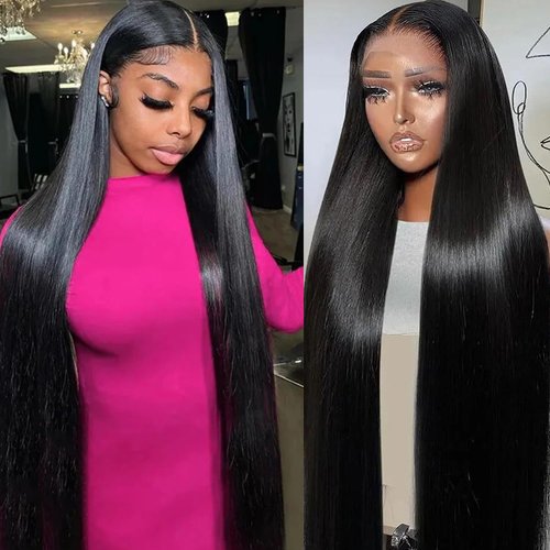 Armodeo 13x4 Lace Front Wigs Human Hair Pre Plucked Straight Lace Front Wigs Human Hair 150% Density Frontal Glueless Wigs Human Hair with Baby Hair (Straight 13x4 Lace Front Wig, 22 Inch)