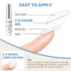RARJSM Gel Liner Nail Art Polish White Painted Gel Nail Design Polish 1 Bottle Soak off Curing Requires 8ml Build in Thin Nail Brush for Classical Home Salon Diy Nail Design French Manicure Painting
