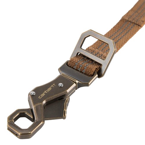 Carhartt Shock Absorbing Dog Leash Carhartt Brown/Brushed Brass