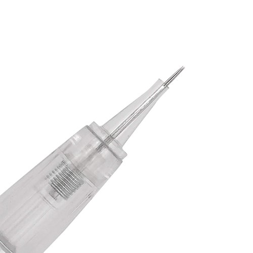 Pinkiou 5RL Disposable Permanenet Makeup Pigment Cartridges Stainless Steel Sterile Eyebrow Tattoo Needles for Tattoo Machine Pen (Pack of 10)