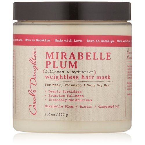 Carol's Daughter Mirabelle Plum Weightless Hair Mask, 8 oz (Packaging May Vary)