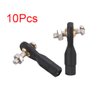 HiPicco 10 Pcs M3 3.0xL27mm Lever Steering Linkage Tie Rod End Ball Head End with Screws and Nut for RC Helicopter