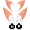 Geek-M Vampire Fangs Teeth+Latex Elf Ears,Fairy Pixie Soft Ear Halloween Party Cosplay