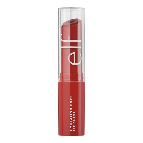 e.l.f. Hydrating Core Lip Shine, Conditioning & Nourishing Lip Balm, Sheer Color Tinted Lip Moisturizer, Giddy, 0.09 Oz