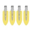 No Bend Hair Clips,Hair Clips,4 Pcs No Crease Hair Clips Duck Billed Hair Clips,Hair Clips For Women,Makeup Clips,Hair Clips For Styling Sectioning,Hairstyle Clips For Women Girls(yellow), Hair C