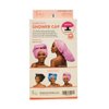 FEMI LOVATRESS 100% Waterproof One Size Fits All Shower Cap for Long Hair Styles, Locs, and Braids (PINK)