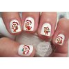 Holiday Christmas Foxy Nail Art Decals