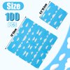 100pcs Blue Napkins Disposable Story Paper Luncheon Napkins Set for Kids Birthday Party Baby Shower Party Supplies, 13'' x 13''