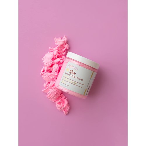 AMNH Skincare Rose Whipped Body Butter Pink
