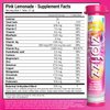 Zipfizz Energy Drink Mix, Electrolyte Hydration Powder with B12 and Multi Vitamin, Pink Lemonade (12 Pack)