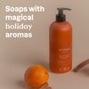 ATTITUDE Limited Edition Liquid Hand Soap, EWG Verified, Plant and Mineral-Based, Vegan Personal Care Products, Orange Cinnamon, 16 Fl Oz