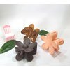 Sureema Big Hair Claw Clips, 3PCS Matte Flower Hair Clips,for Medium Thick Hair Women Girls 3PCS Colors